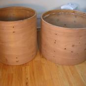 Stripped and sanded Shells